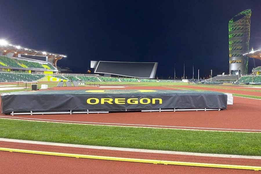 Curved Steel Roof at Renovated Hayward Field